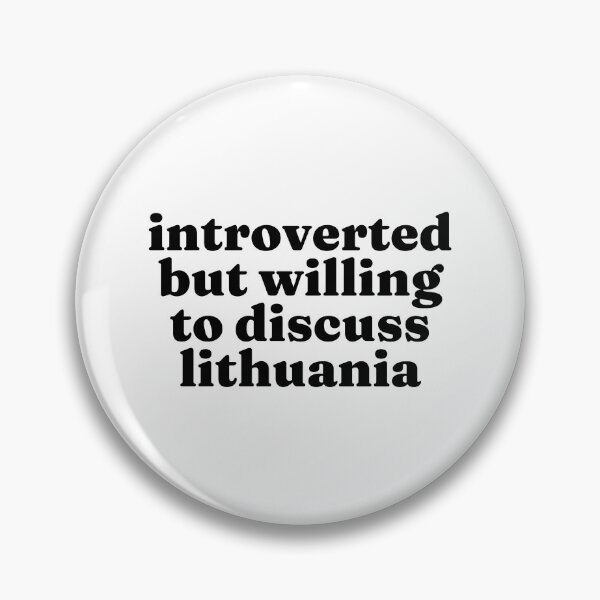 Item preview, Introverted But Willing To Discuss Lithuania - Lithuanian designed and sold by MountainD.