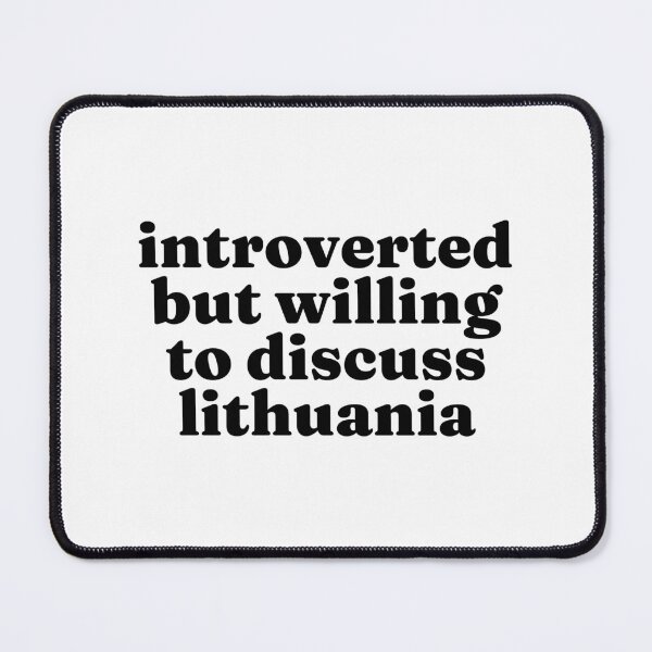 Item preview, Introverted But Willing To Discuss Lithuania - Lithuanian designed and sold by MountainD.