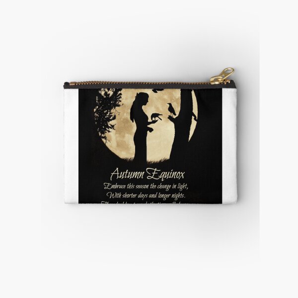 Item preview, Autumn Equinox Blessing with Girl and Ravens Oak Tree and Moon designed and sold by Stephanie Laird.