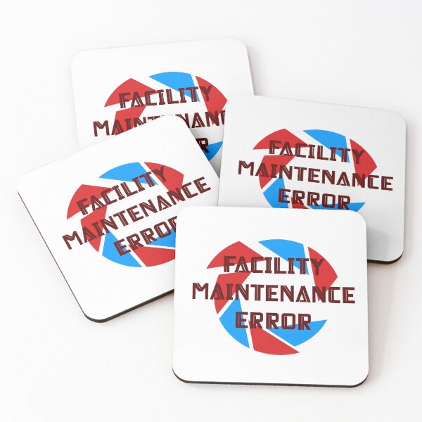 Item preview, Portal 2 | Facility Maintenance Error designed and sold by SubtleDesings.