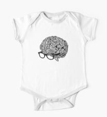 Brain with Glasses One Piece - Short Sleeve