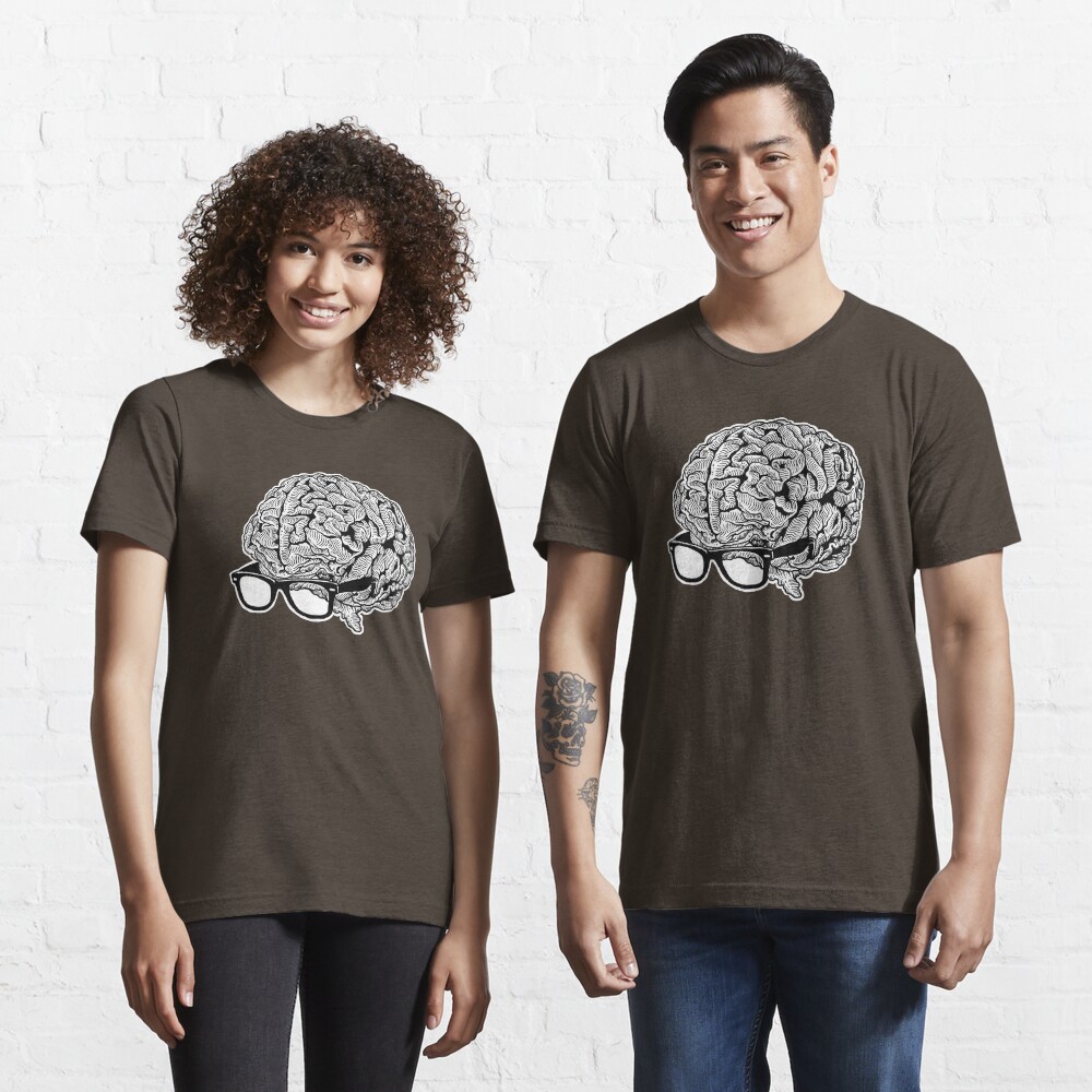 Brain with Glasses Essential T-Shirt
