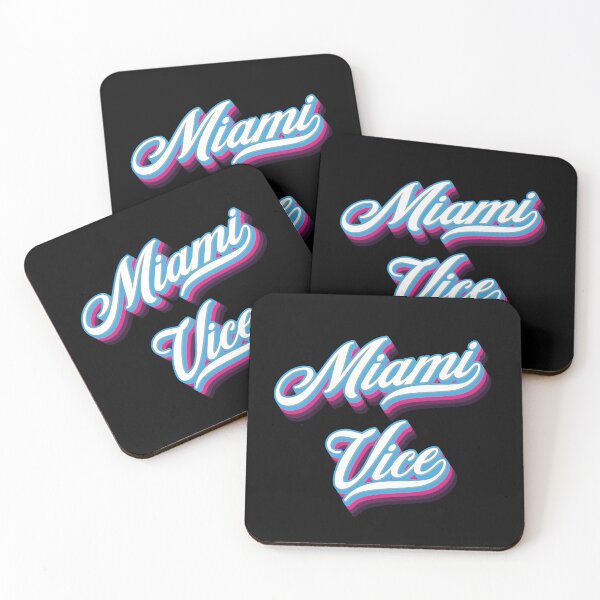 Item preview, Miami Vice - 80s Retro Vintage Typography designed and sold by Whimsical  Thinker.