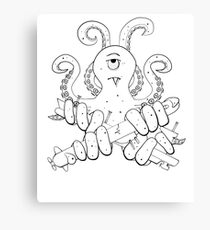 The Cute Kraken for Kids Canvas Print