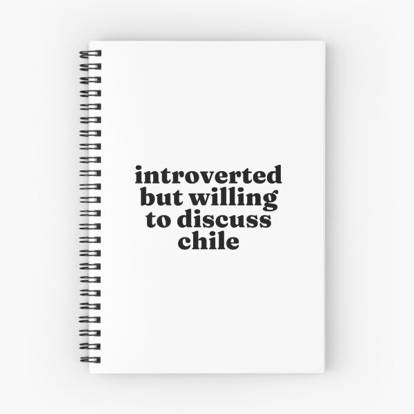 Item preview, Introverted But Willing To Discuss Chile - Chilean designed and sold by MountainD.