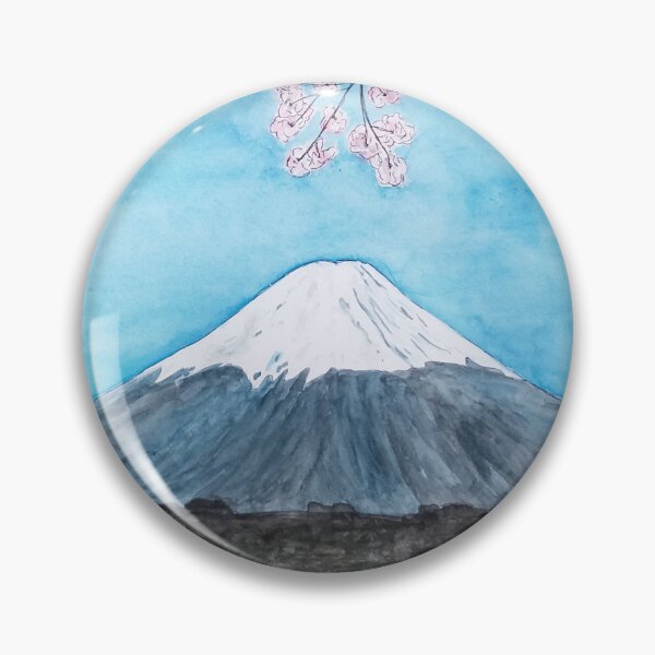 Aperçu de l'œuvre Sakura Mount Fuji Peinture créée et vendue par teresartwork.
