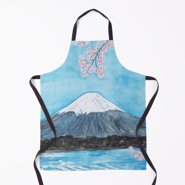 Item preview, Sakura Mount Fuji Painting designed and sold by teresartwork.