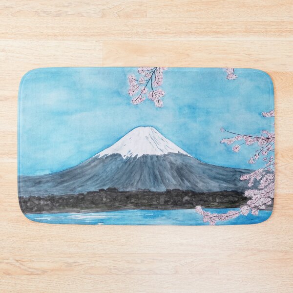 Item preview, Sakura Mount Fuji Painting designed and sold by teresartwork.