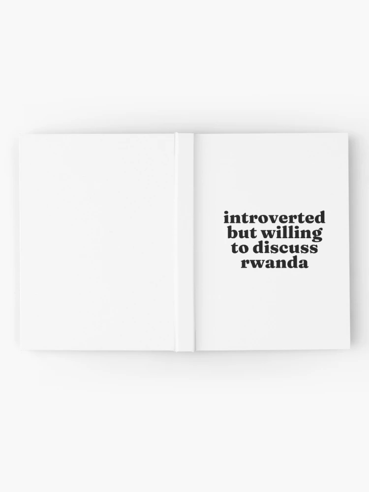 Thumbnail 2 of 3, Journal, Introverted But Willing To Discuss Rwanda - Rwandan designed and sold by MountainD.