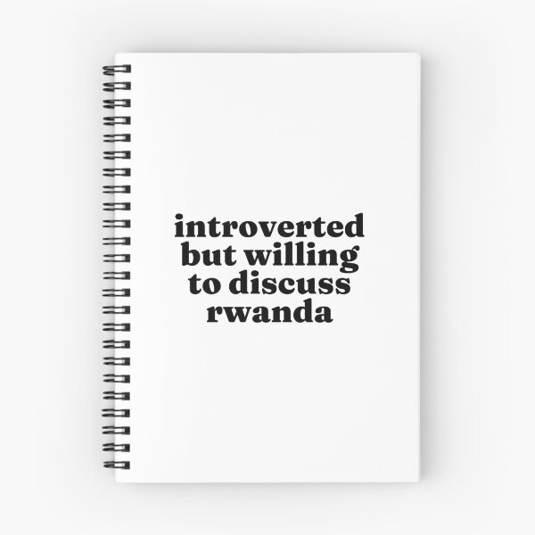 Item preview, Introverted But Willing To Discuss Rwanda - Rwandan designed and sold by MountainD.