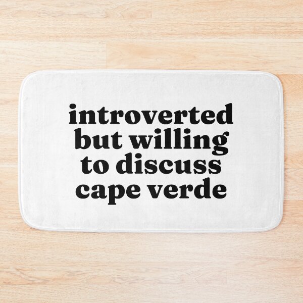 Item preview, Introverted But Willing To Discuss Cape Verde - Cape Verdian designed and sold by MountainD.
