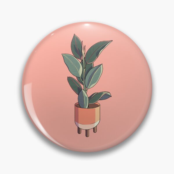 Item preview, Rubber Tree Plant designed and sold by Cool Cat With Hat  Art.