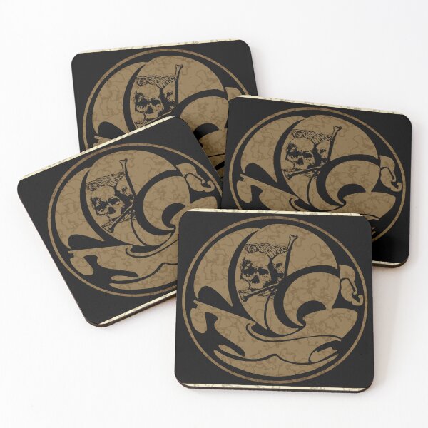 Item preview, FUNNY CORSAIR BOAT SKULL FLAG designed and sold by Ralek.