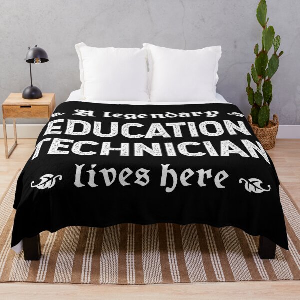 Item preview, A Legendary Education Technician Lives Here designed and sold by TimespunThreads.