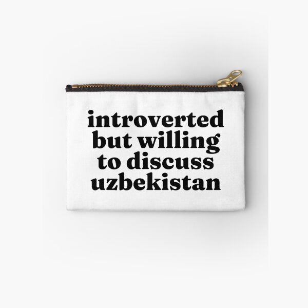 Item preview, Introverted But Willing To Discuss Uzbekistan - Uzbek designed and sold by MountainD.