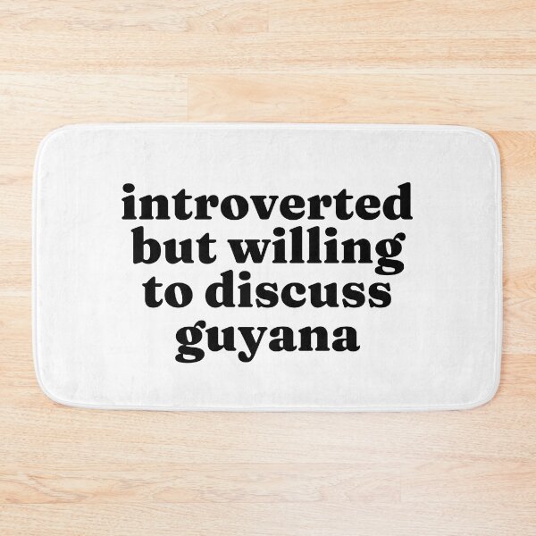 Item preview, Introverted But Willing To Discuss Guyana - Guyanese designed and sold by MountainD.