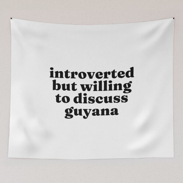 Item preview, Introverted But Willing To Discuss Guyana - Guyanese designed and sold by MountainD.