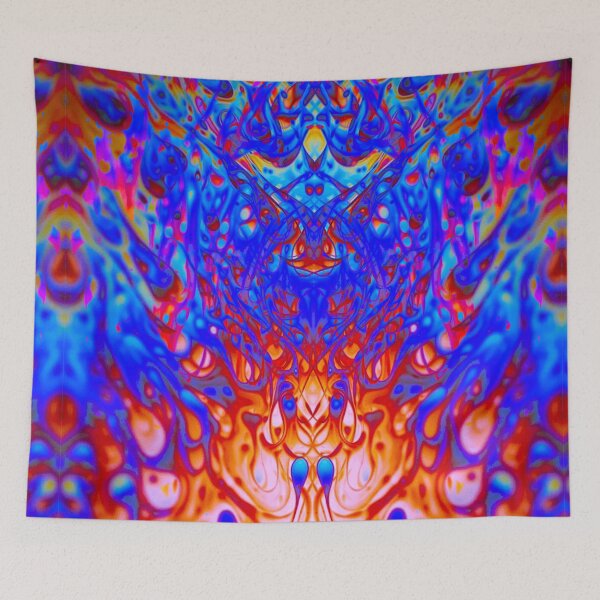 Item preview, Crazy psychedelic Abstract multicoloured artwork  designed and sold by TipTopTapo.