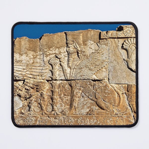 Item preview, Persian Mythological Winged Lion Relief, Persepolis Persia Iran designed and sold by worldways.