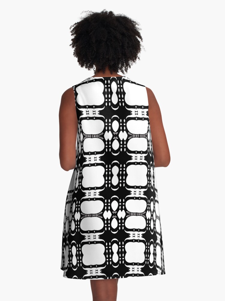 Thumbnail 3 of 4, A-Line Dress, Modèle BW designed and sold by kinkatstyle.