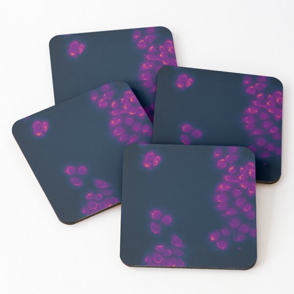 Item preview, Glowing Cells - Pink and Purple designed and sold by ArtByScience.
