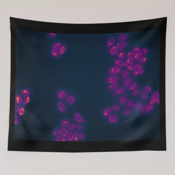 Item preview, Glowing Cells - Pink and Purple designed and sold by ArtByScience.