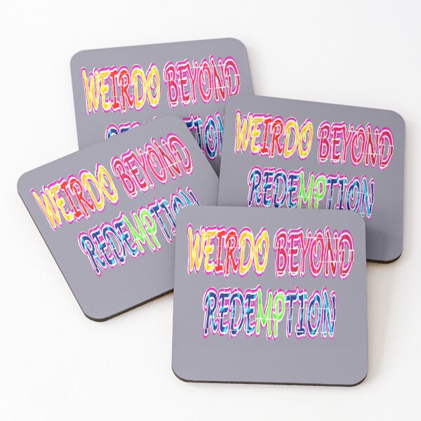 Item preview, Weirdo beyond redemption 02 aesthetic multi-color letters text design by Code03 designed and sold by Code03.