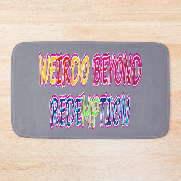 Item preview, Weirdo beyond redemption 02 aesthetic multi-color letters text design by Code03 designed and sold by Code03.