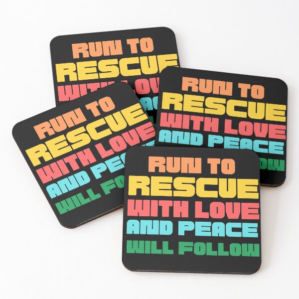 Artikelvorschau, Run to Rescue with Love und Go Vegan entworfen und verkauft von Varerising.