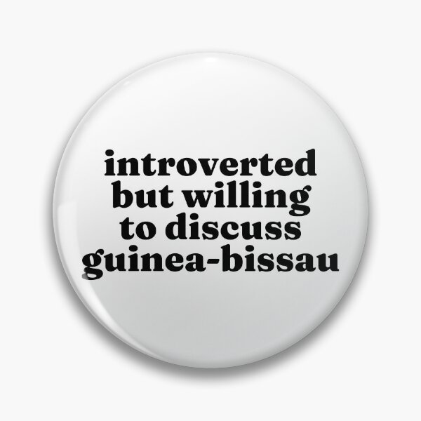 Artikelvorschau, Introvertiert, aber bereit, über Guinea-Bissau zu diskutieren - Guinea-Bissauan entworfen und verkauft von MountainD.