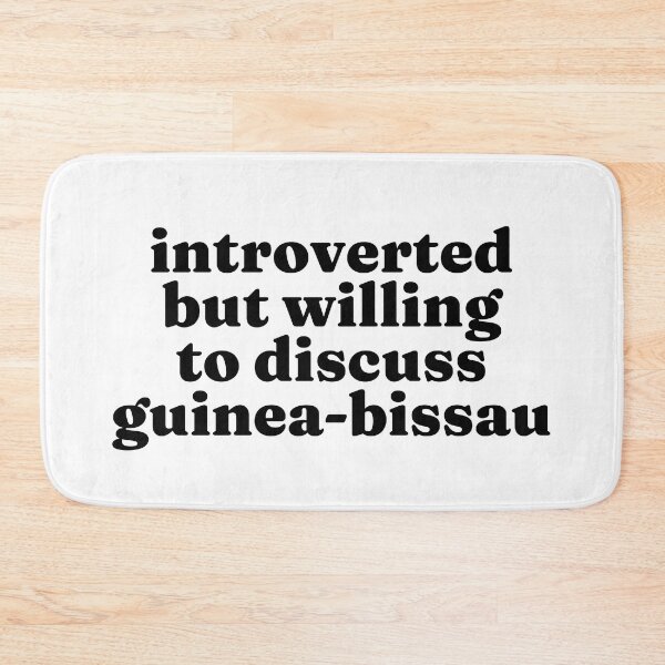 Item preview, Introverted But Willing To Discuss Guinea-Bissau - Guinea-Bissauan designed and sold by MountainD.