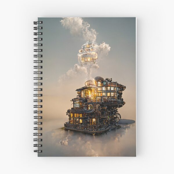 Item preview, Steampunk building in the sky designed and sold by endage.