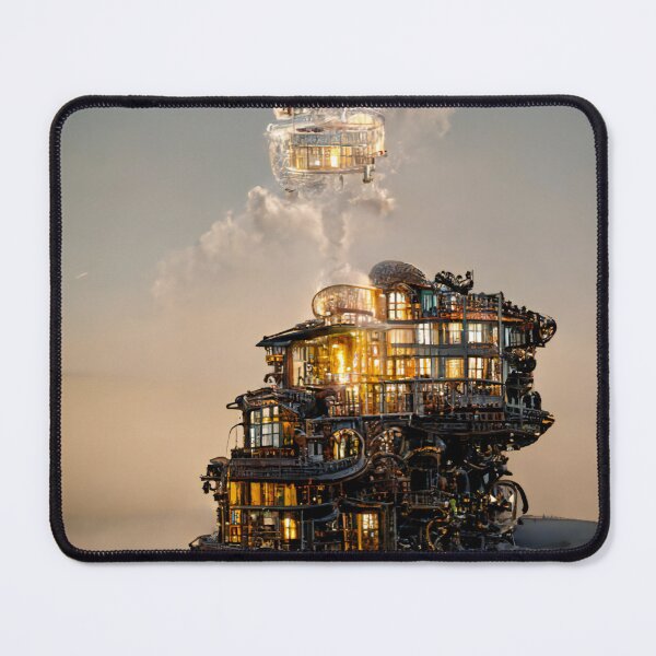 Item preview, Steampunk building in the sky designed and sold by endage.