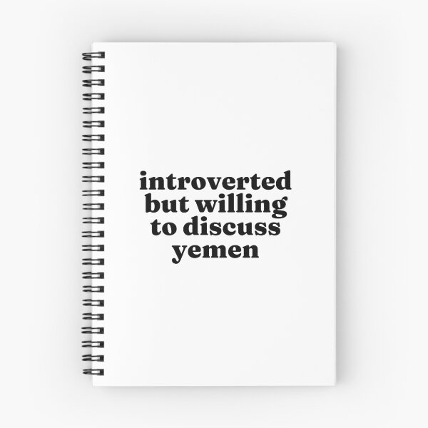 Item preview, Introverted But Willing To Discuss Yemen - Yemeni designed and sold by MountainD.
