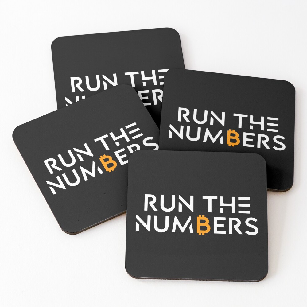 Item preview, Coasters (Set of 4) designed and sold by TheBitcoinStore.