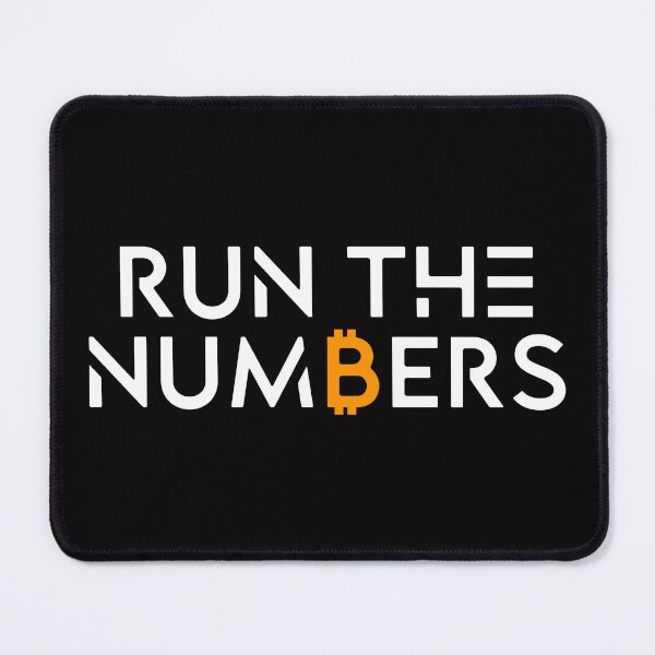 Item preview, Run The Numbers Bitcoin designed and sold by TheBitcoinStore.