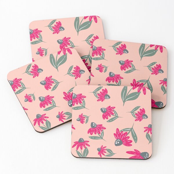 Item preview, Echinacea pink flowers designed and sold by Print N Stuff by Cristina Stancu.