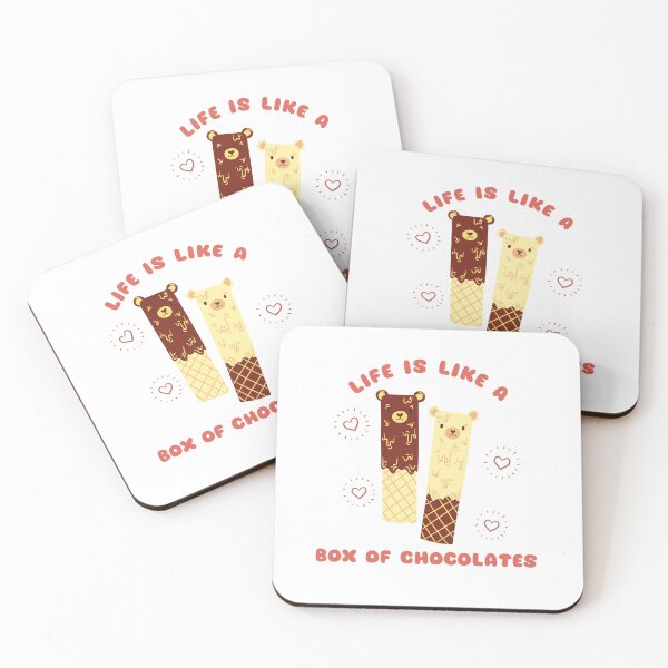 Item preview, Life Is Like A Box Of Chocolates - Chocolate Bear Wafers designed and sold by bsrishika.