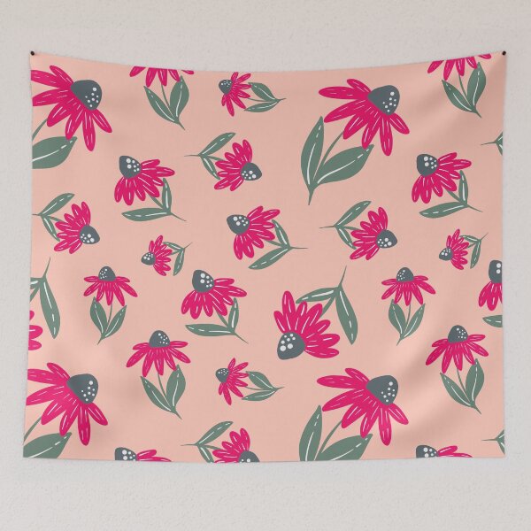 Item preview, Echinacea pink flowers designed and sold by Print N Stuff by Cristina Stancu.