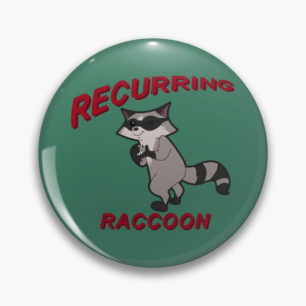Item preview, Recurring Raccoon  designed and sold by robotghost.