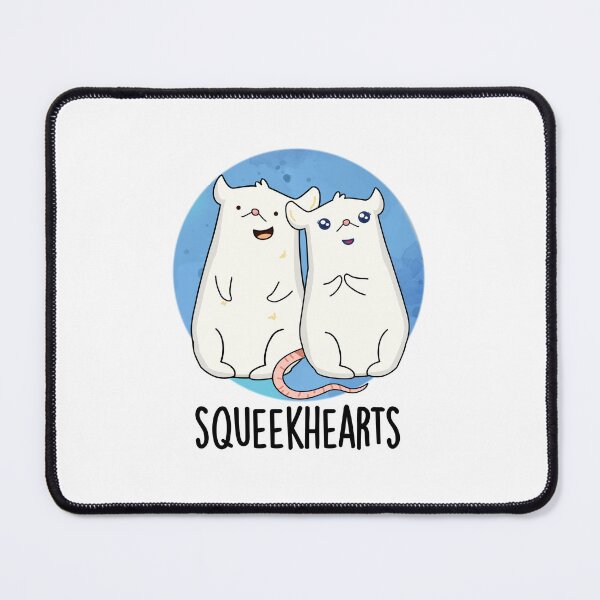Item preview, Squeekhearts Funny Mouse Puns  designed and sold by punnybone.