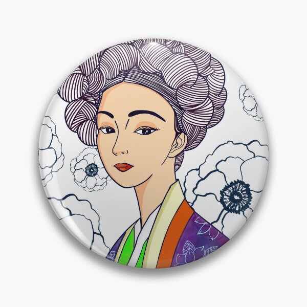 Item preview, Woman in style-Hanbok with Gachae II designed and sold by Danggi and Friends.