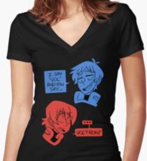 I Say "Vol"... Women's Fitted V-Neck T-Shirt