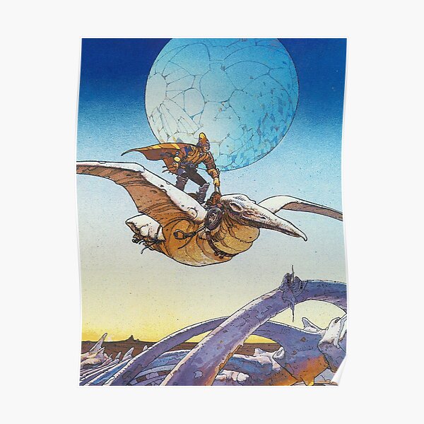 Artwork by Jean Giraud Poster