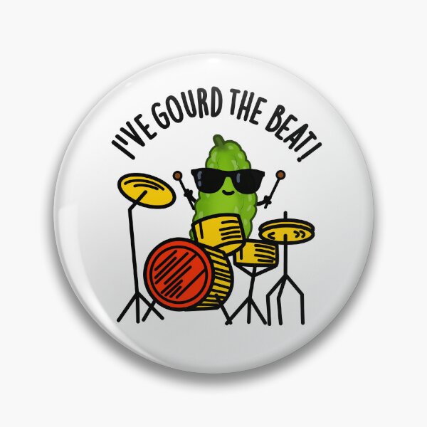 Item preview, I've Gourd The Beat Funny Veggie Puns  designed and sold by punnybone.