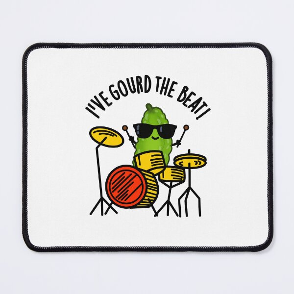Item preview, I've Gourd The Beat Funny Veggie Puns  designed and sold by punnybone.