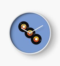 45 Spin-Fab Four Clock