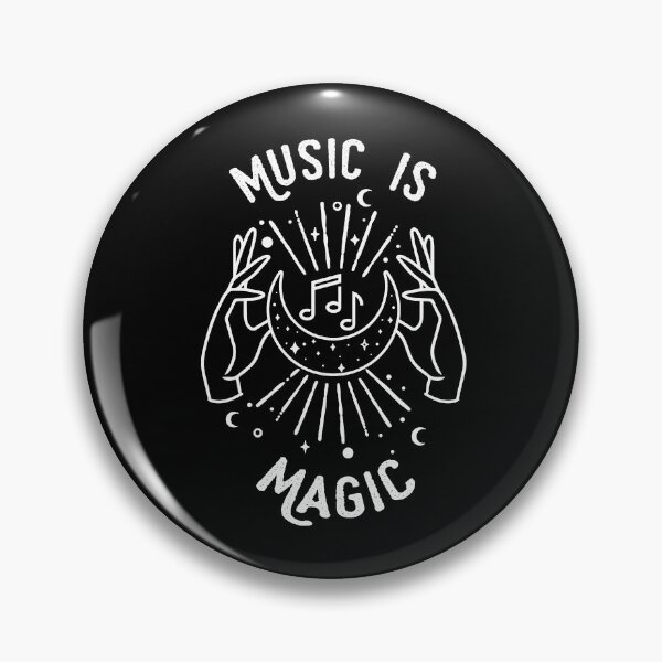 Item preview, Music is Magic (for dark shirts) designed and sold by DeliaTheArtist.