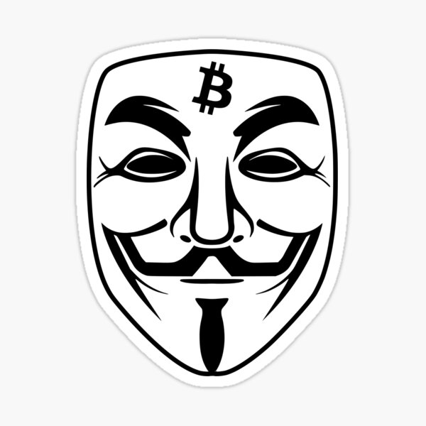 Item preview, Bitcoin Anonymous Mask designed and sold by TheBitcoinStore.