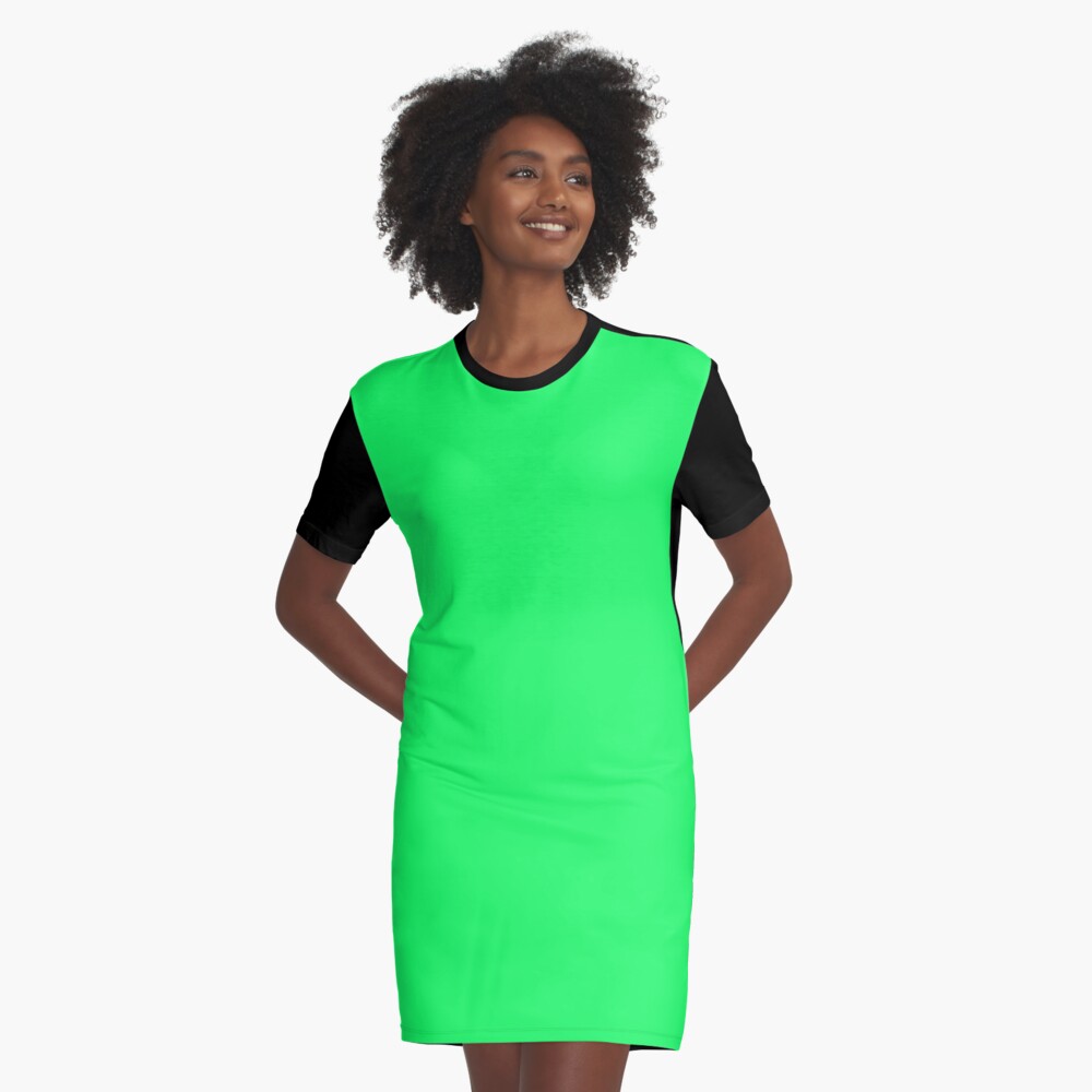 lime green shirt dress